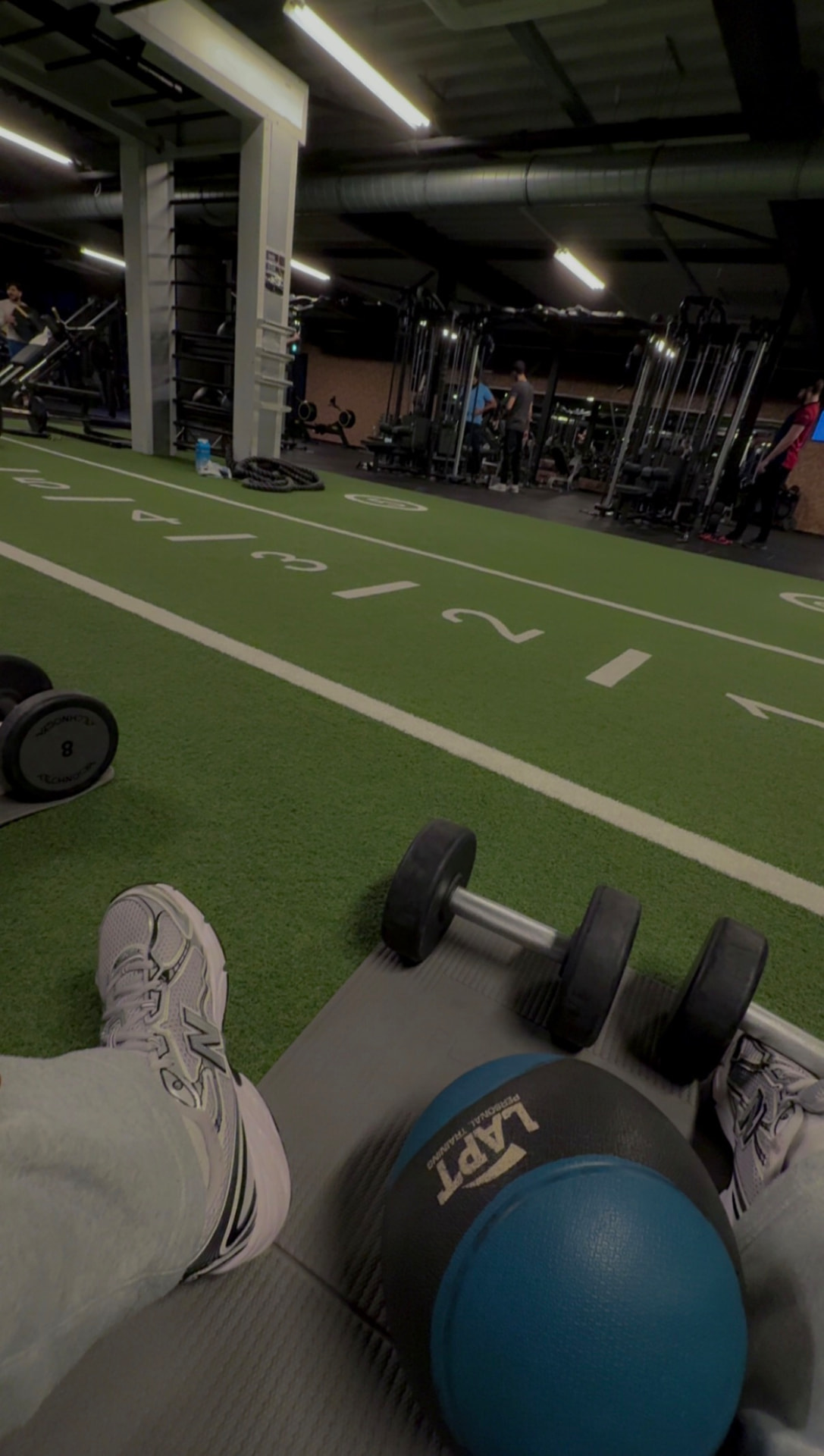 Training in de sportschool